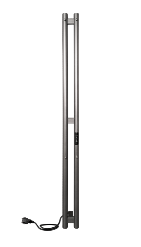 Полотенцесушитель электрический Indigo Style LSE120-10GFMRt 10х120 серый - фото 3