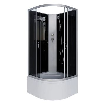 Душевая кабина Niagara Classic 25071434BK 80х80 четверть круга без крыши ориентация универсальная