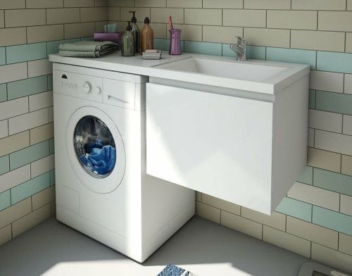 Тумба с раковиной Эстет Dallas Luxe 100 ФР-00002322 40х50 подвесная цвет белый - фото 5