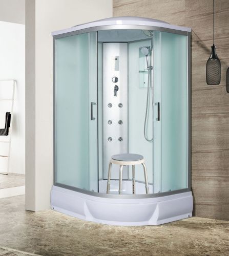 Душевая кабина River DUNAY 10000001128 120х80 асимметричная с крышей ориентация левая - фото 3