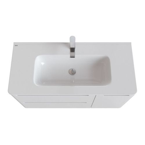 Тумба с раковиной Iddis Edifice EDI10WFi95K 100х50 напольная цвет белый - фото 3