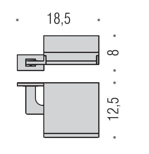 Бумагодержатель Colombo Look B1691.CR - фото 2