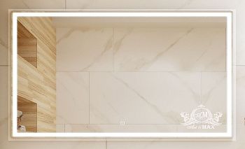 Зеркало с подсветкой Art&Max MONZA AM-Mon-1400-800-DS-F 140х80 подвесное