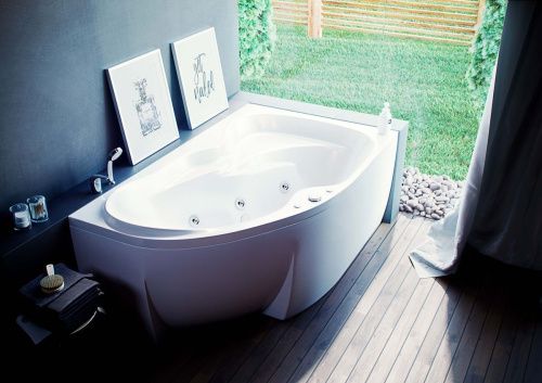 Ванна акриловая Aquatek Вега VEG170-0000073 170х105 пристенная асимметричная с каркасом без ручек - фото 3