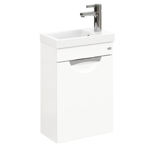 Тумба под раковину Onika Комо 104005 40х20 подвесная цвет белый