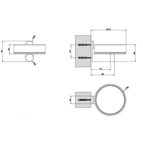 Мыльница Gessi Gessi316 54702#239 - фото 2