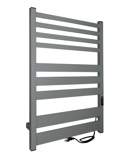 Полотенцесушитель электрический Indigo Atlas LСLATE80-50MGRt 55х80 серый - фото 3