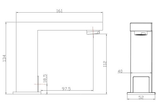 Смеситель Rush Tinos TI3732-14 на раковину сатин - фото 2