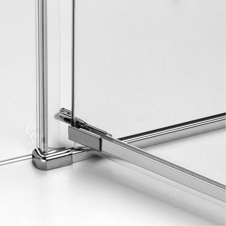 Душевая дверь New Trendy EVENTA L EXK-4452 90х200 стекло прозрачное профиль хром