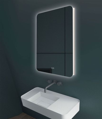 Зеркало с подсветкой и антизапотевателем Vincea VLM-3BE600-2 60х80 подвесное - фото 2