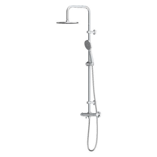 Душевая стойка Dorff Futura D0710500 настенная цвет хром с термостатом - фото 2