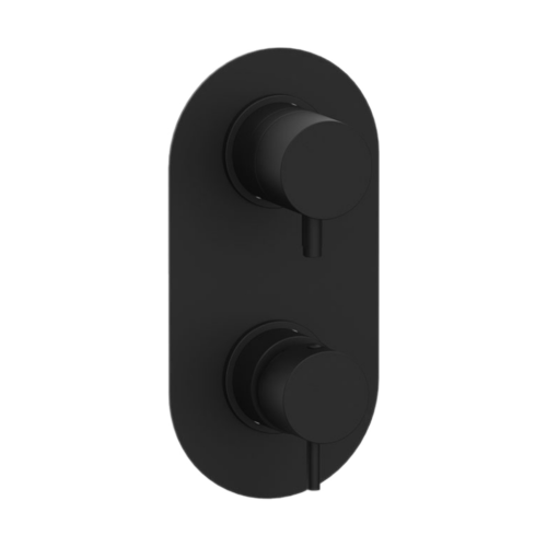 Смеситель для душа Daniel Tokyo TK612D2KB15 встраиваемый в стену черный