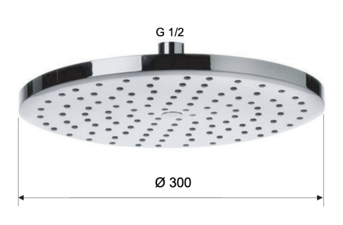 Верхний душ Remer 356MD30X 30х30 хром - фото 2