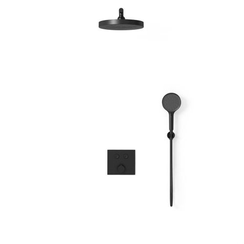 Душевая система Vincea VSFW-4I212MB встраиваемая в стену цвет черный - фото 3