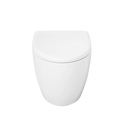 Унитаз подвесной Grossman Санфаянс GR-4451 белый с сиденьем безободковый каскадный смыв - фото 3