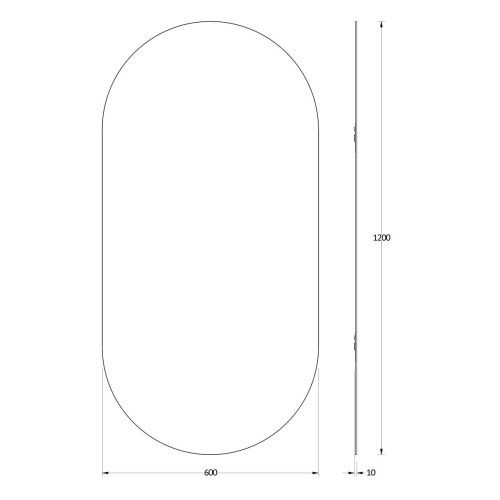 Зеркало Evoform Primary BY 0123 60х120 подвесное - фото 2