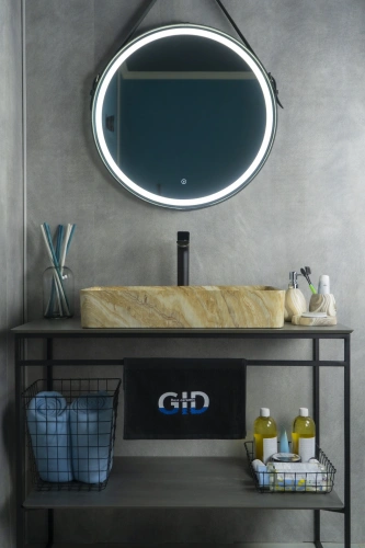 Раковина керамическая Gid Geométrico 54456 60х30 накладная цвет многоцветный без отверстий под смеситель - фото 2