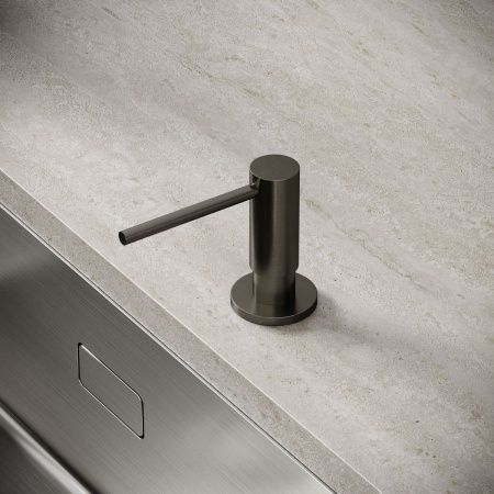 Смеситель для кухни Sancos Vela SC4013GG на мойку вороненая сталь