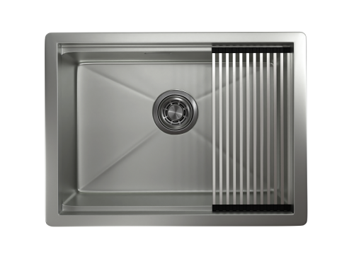 Кухонная мойка Granula Kitchen Space 6045U, СТАЛЬ МАТОВАЯ 60х45 цвет нержавеющая сталь поверхность матовая - фото 2