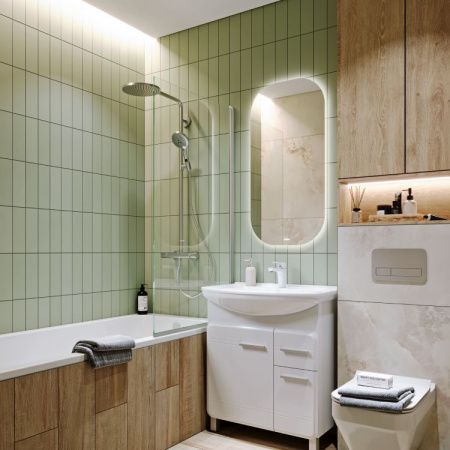 Зеркало с подсветкой Aqwella Y SOUL0255 60х100