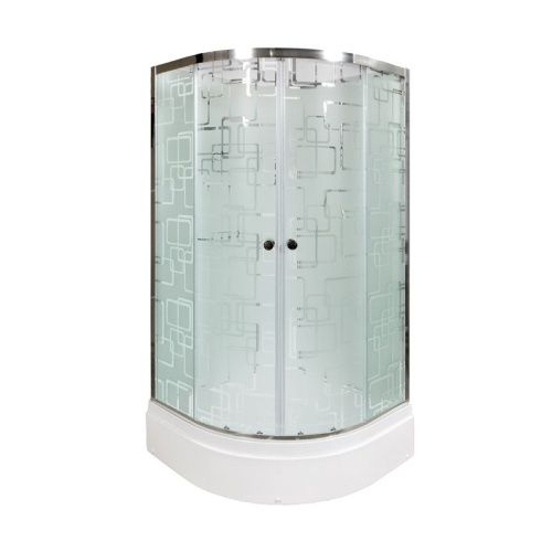 Душевая кабина AvaCan EM2790NGM 90х90 четверть круга без крыши ориентация универсальная - фото 2
