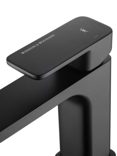 Смеситель Wonzon & Woghand Arnie WW-691101-MB на раковину черный - фото 4