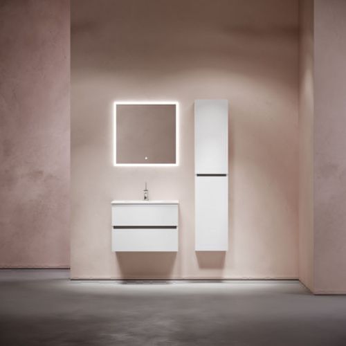 Тумба под раковину Sancos Urban UR70W 70х50 подвесная цвет белый - фото 2