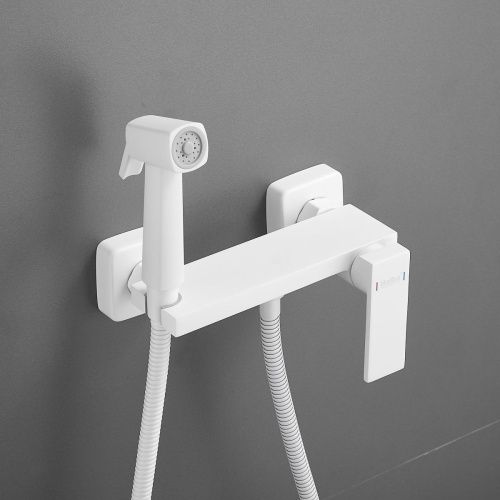 Гигиенический душ со смесителем Haiba HB5517-8 белый - фото 4