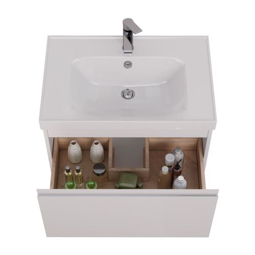 Тумба под раковину LeMark Veon Mini LM02VM70T 70х40 подвесная цвет белый - фото 3