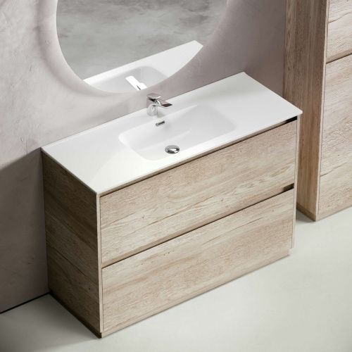 Тумба под раковину Sancos Libra Floor LB120F-1EG 120х50 напольная цвет коричневый - фото 4