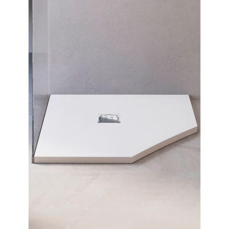Душевой поддон из искусственного камня RGW Stone Tray 16155099-01 90х90 белый без ножек