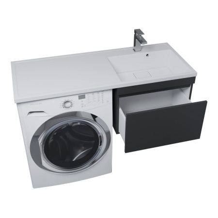 Тумба под раковину Uperwood Magenta 5930205164 50х50 подвесная цвет черный