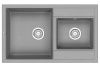 Кухонная мойка Granula 8201, БАЗАЛЬТ 80х50 цвет серый поверхность матовая