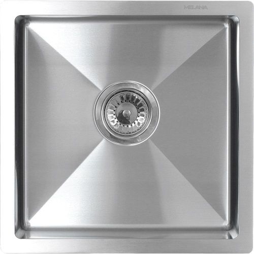 Кухонная мойка Melana ProfLine MLN-R4444H 45х45 цвет серый поверхность матовая