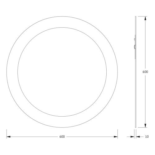 Зеркало Evoform Fashion BY 0409 60х60 подвесное - фото 2