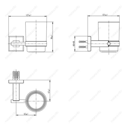 Стакан Melana 862010 - фото 2