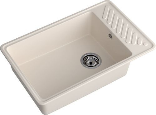 Кухонная мойка Granfest Quarz 51 белый 75х50 цвет белый поверхность матовая - фото 2
