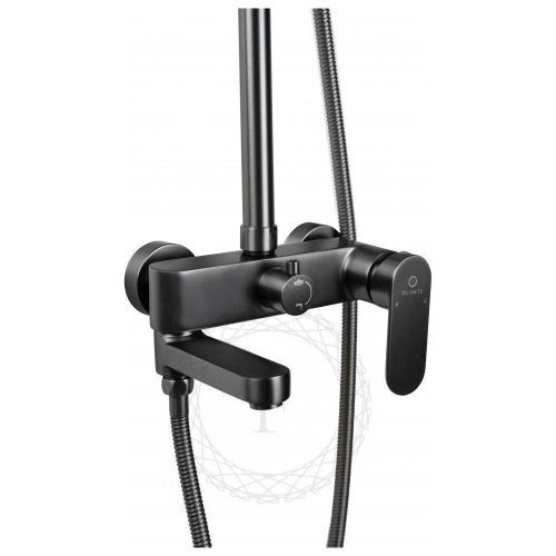 Душевая стойка Filarete FL2030BG настенная цвет серый - фото 5