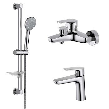 Комплект смесителей Aquatek БЕТТА AQ1130CR хром