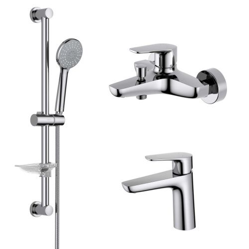 Комплект смесителей Aquatek БЕТТА AQ1130CR хром