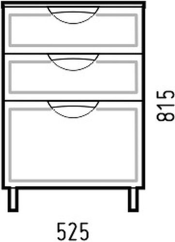 Комод Corozo Монро SD-00000781 50х30 напольный цвет белый - фото 4