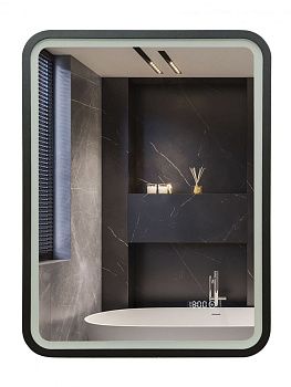 Зеркало с подсветкой Art&Max GENOVA AM-Gen-600-800-S-F-Т 60х80 подвесное