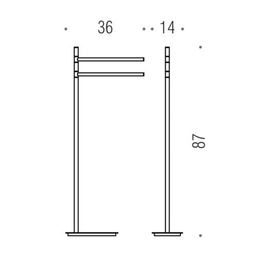 Стойка Colombo Square B9901.HPS1 - фото 2