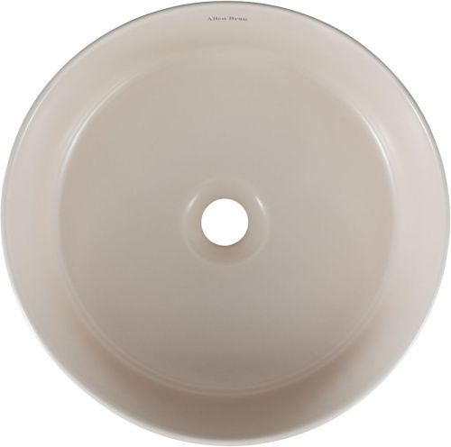 Раковина керамическая Allen Brau Fantasy 4.11032.IV 40х40 накладная цвет бежевый без отверстий под смеситель - фото 3