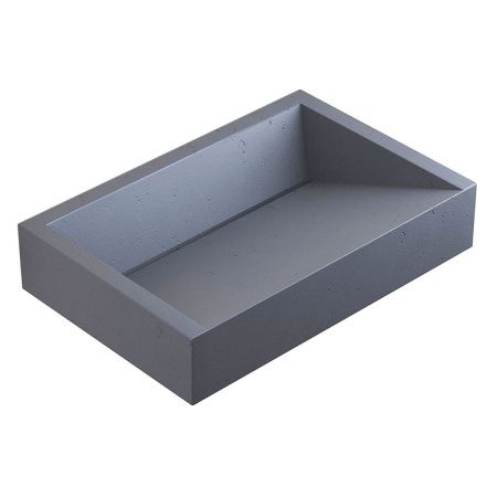 Раковина из искусственного камня Uperwood Mariana 291020217 60х40 накладная цвет серый