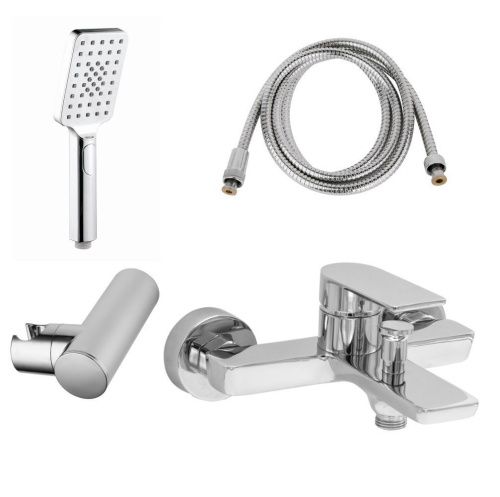 Смеситель для ванны AQG Alpha 01ALP411CR настенный хром