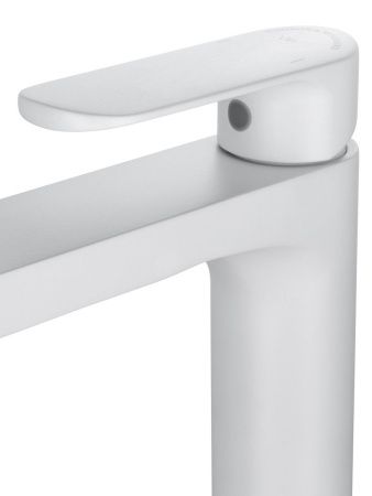 Смеситель для раковины Wonzon & Woghand WW-H1034-MW на столешницу белый