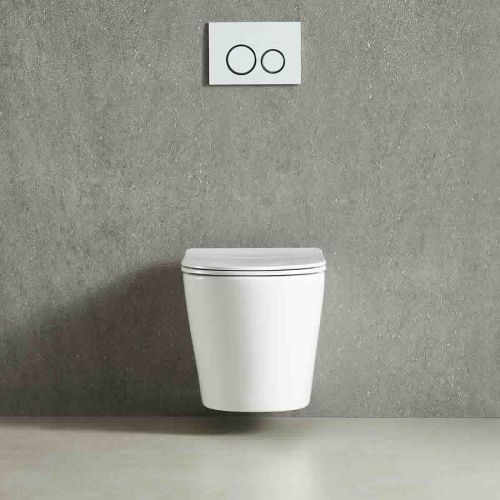 Унитаз подвесной Vincea Piatti VT1-11T белый с сиденьем микролифт безободковый смыв торнадо - фото 5