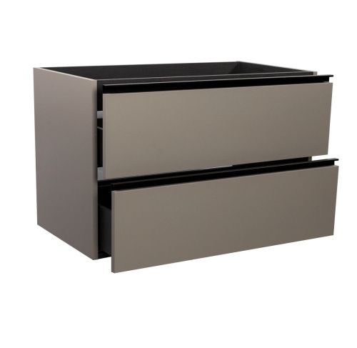 Тумба под раковину Visobath Granada 76544/87605 100х50 подвесная цвет серый - фото 5