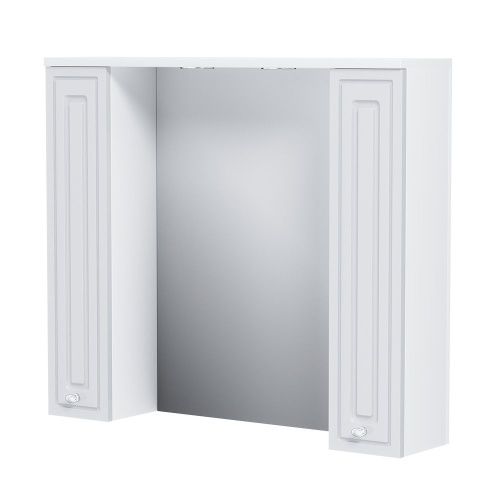 Зеркало-шкаф Damixa Palace One M41MPX0851WG 90х80 подвесной цвет белый - фото 2